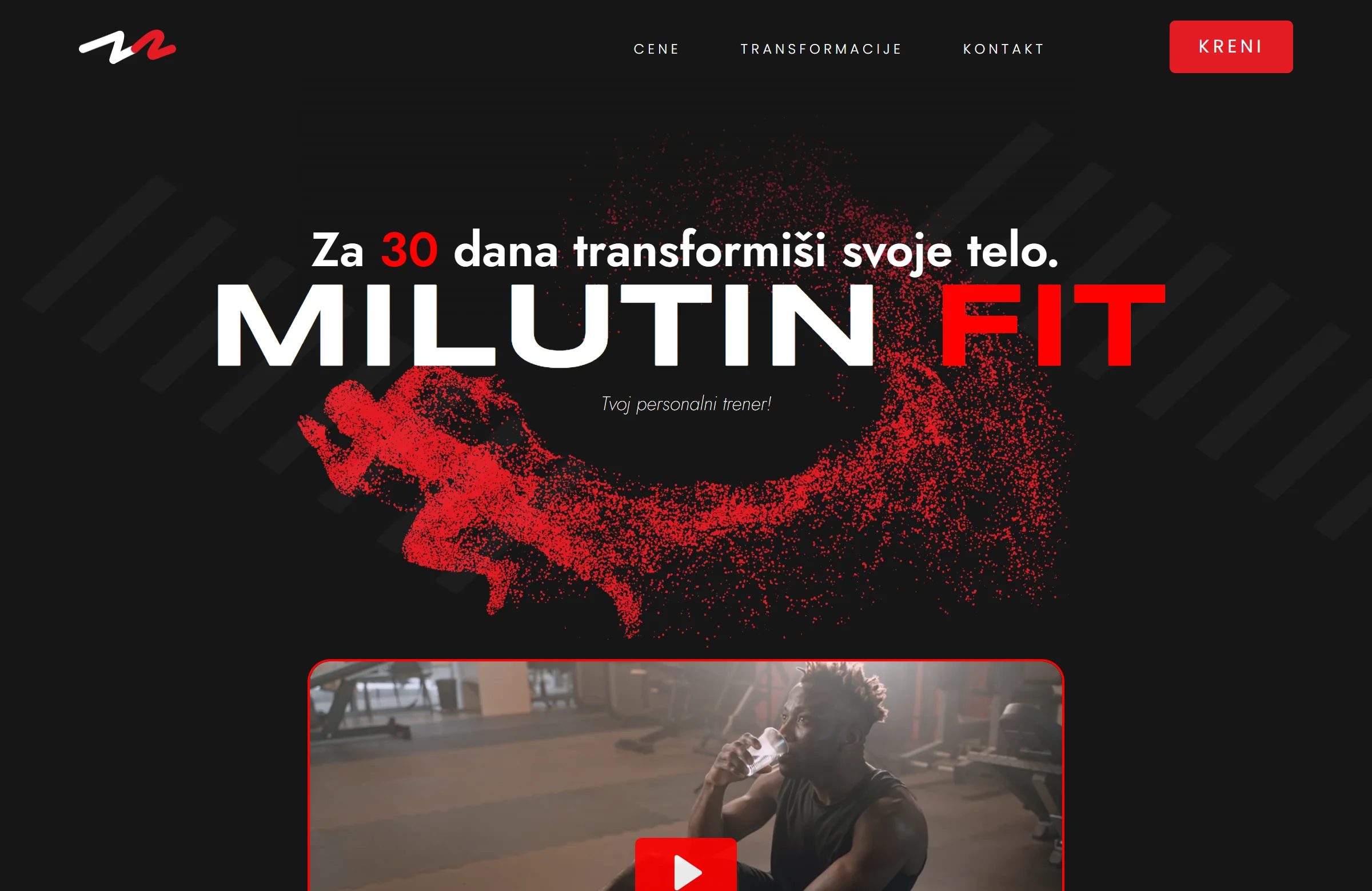 milutinfit.com, Personalni trening
